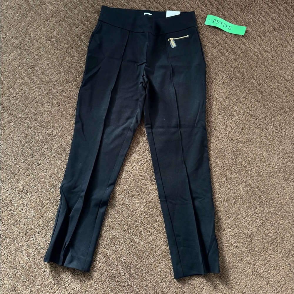 Anne Klein size medium slim ankle petite black pants